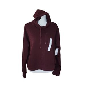 NWT Xersion Wine Hooded‎ Sweatshirt Size XXL